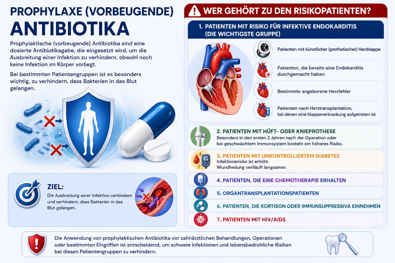 Antibiotika als vorbeugende Maßnahme