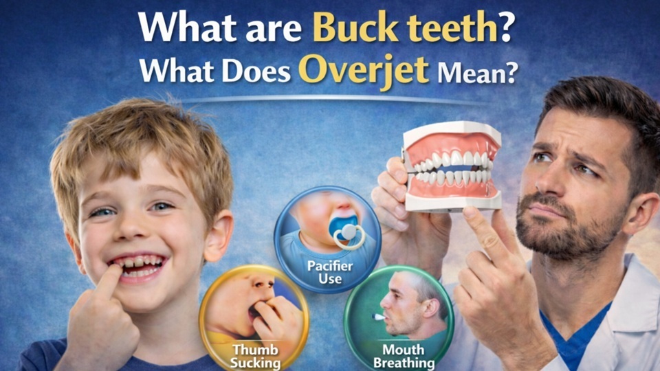 Buck teeth overjet causes and treatment