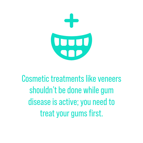 Can you get veneers with gum disease? Can you get veneers with gum disease?