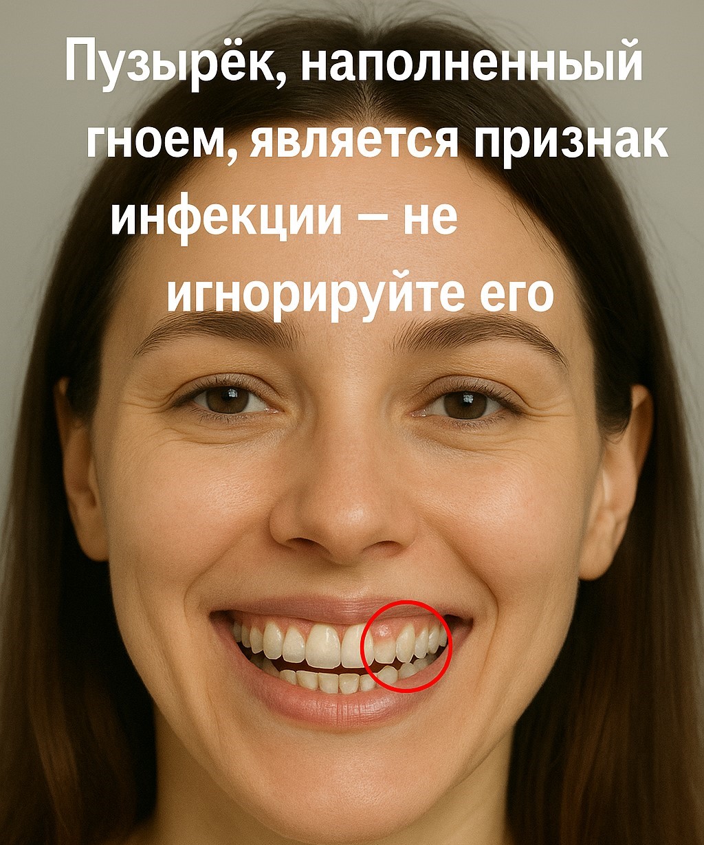 Гнойник на десне Гнойник на десне