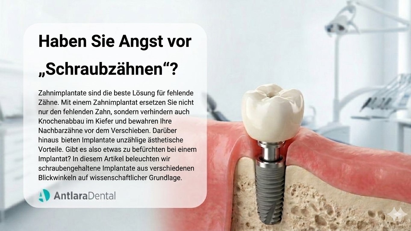 Haben Sie Angst vor „Schraubzähnen“?