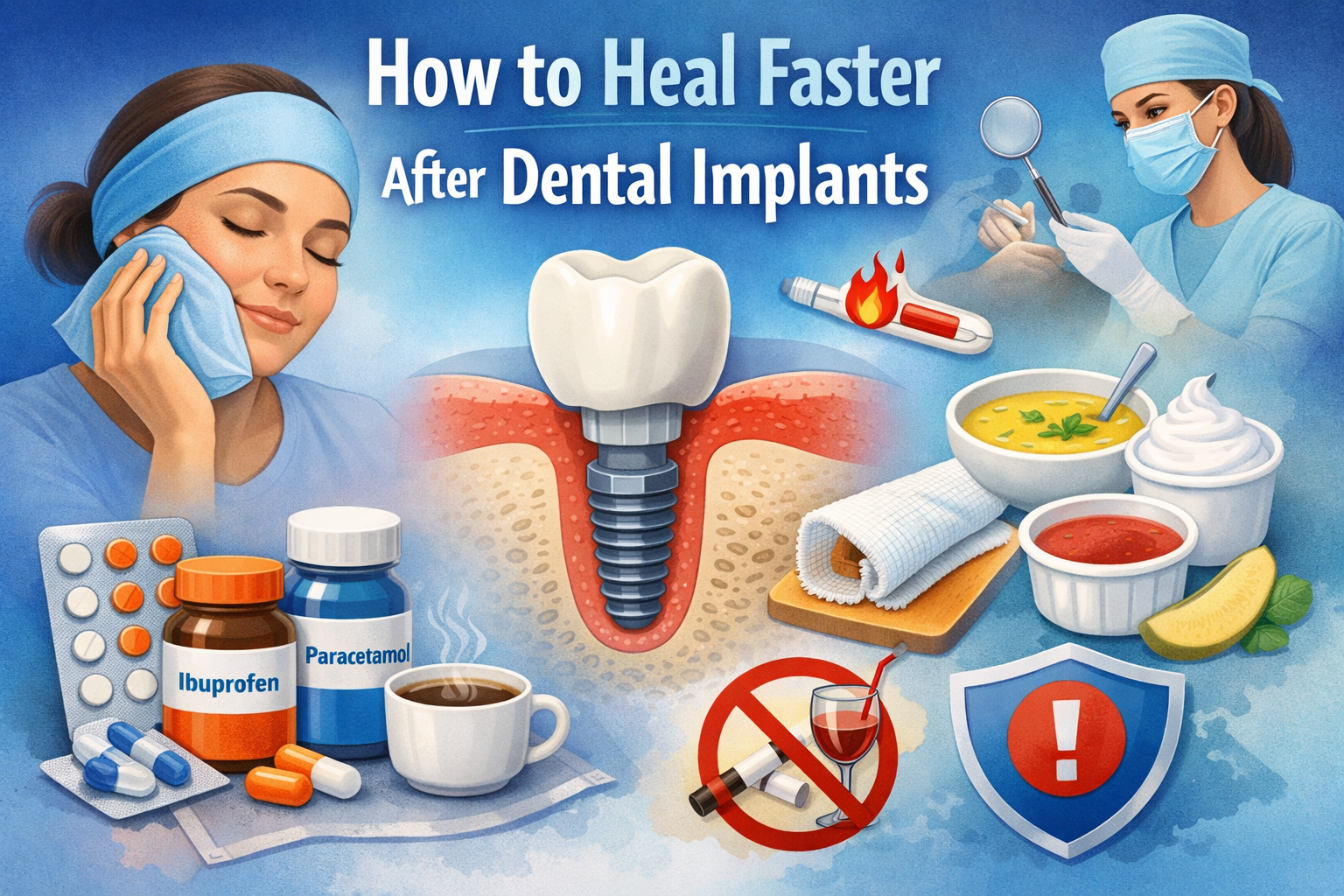 How to heal faster after dental implants