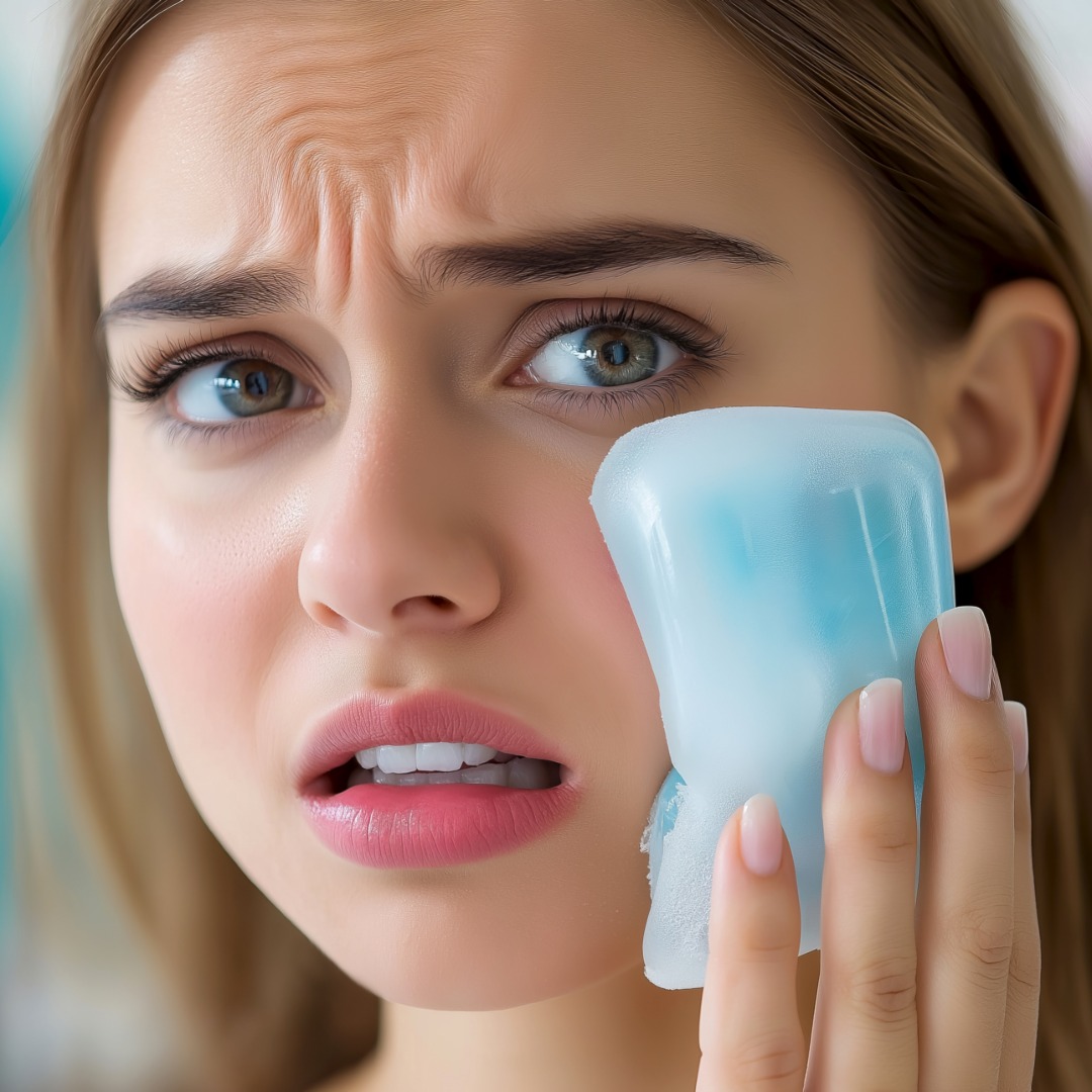Cold compress application