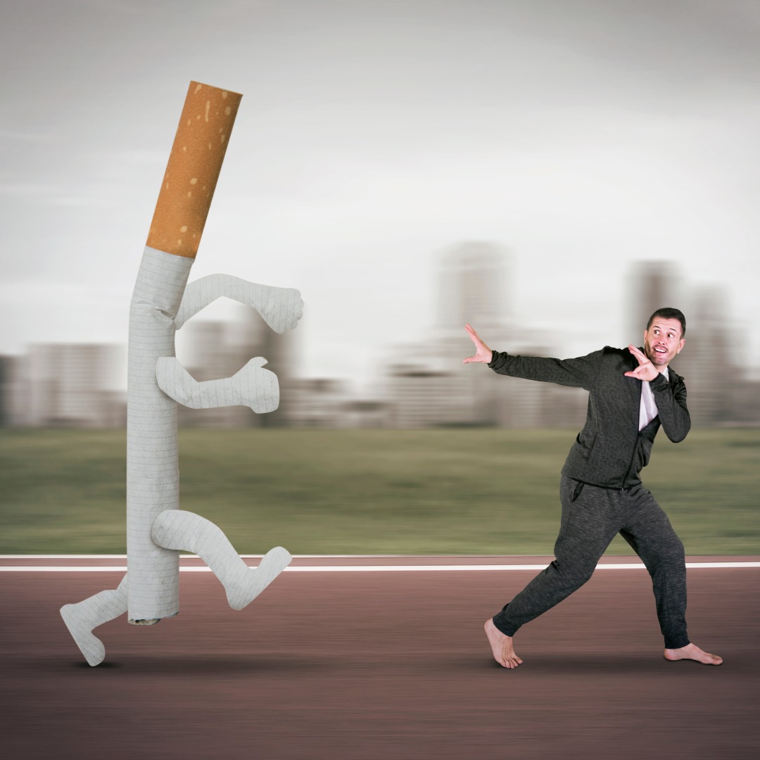 Stay away from cigarettes and tobacco