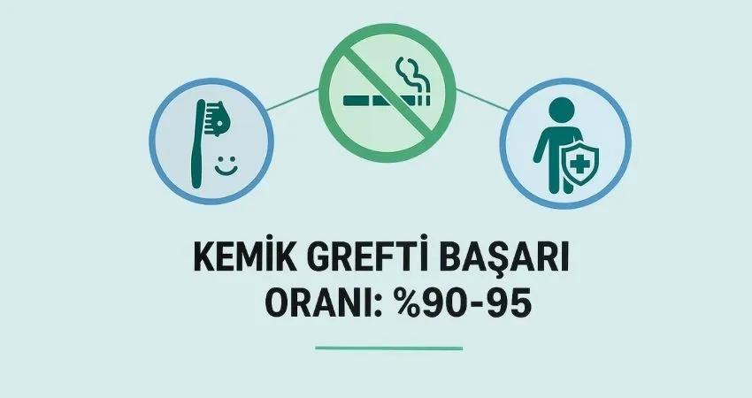 Diş tedavilerinde kemik grefti başarı oranları Antalya  