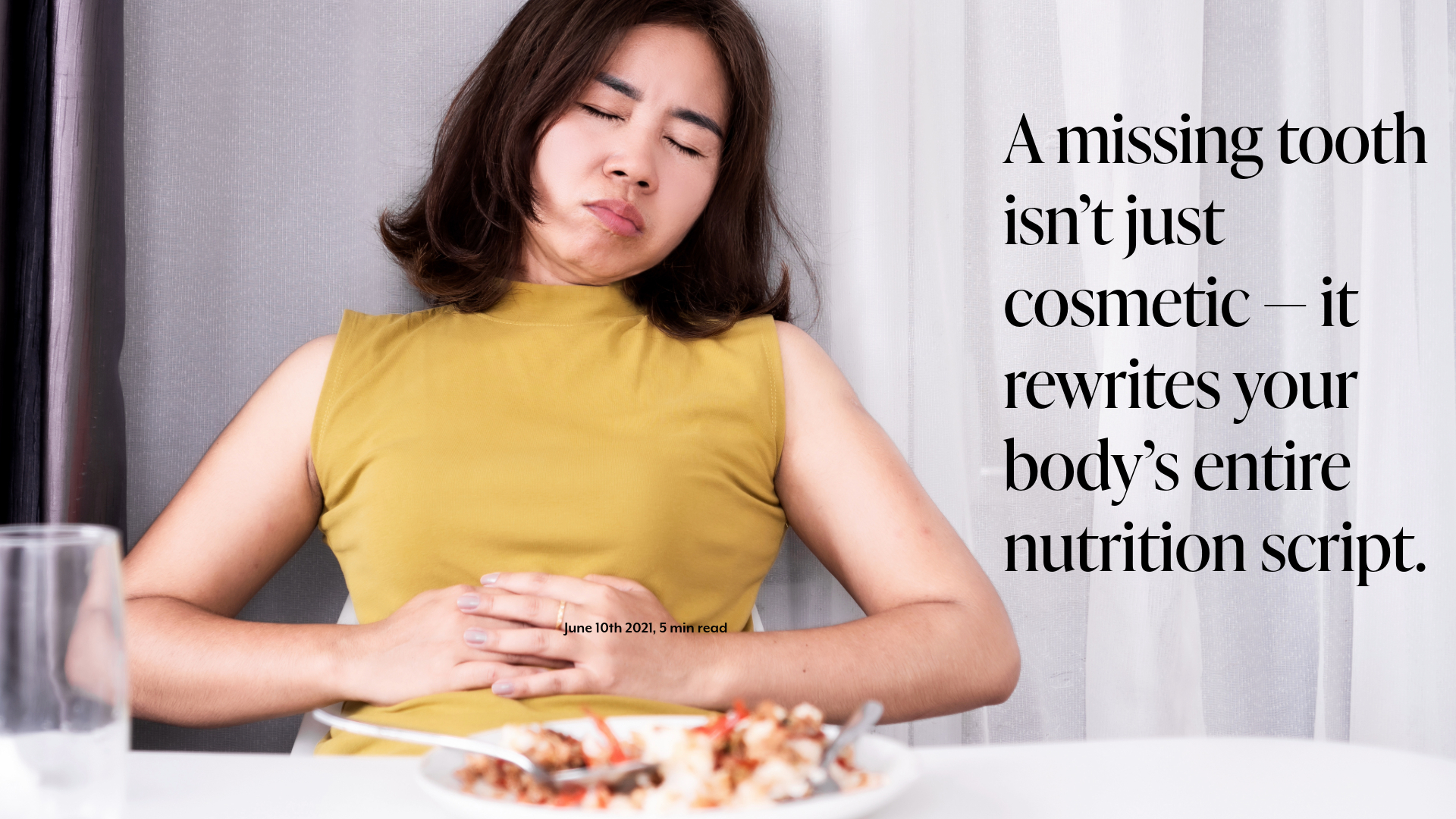 Chewing and Nutrition Problems Chewing and Nutrition Problems