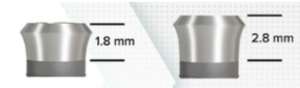 Straumann also provides a range of nect heights