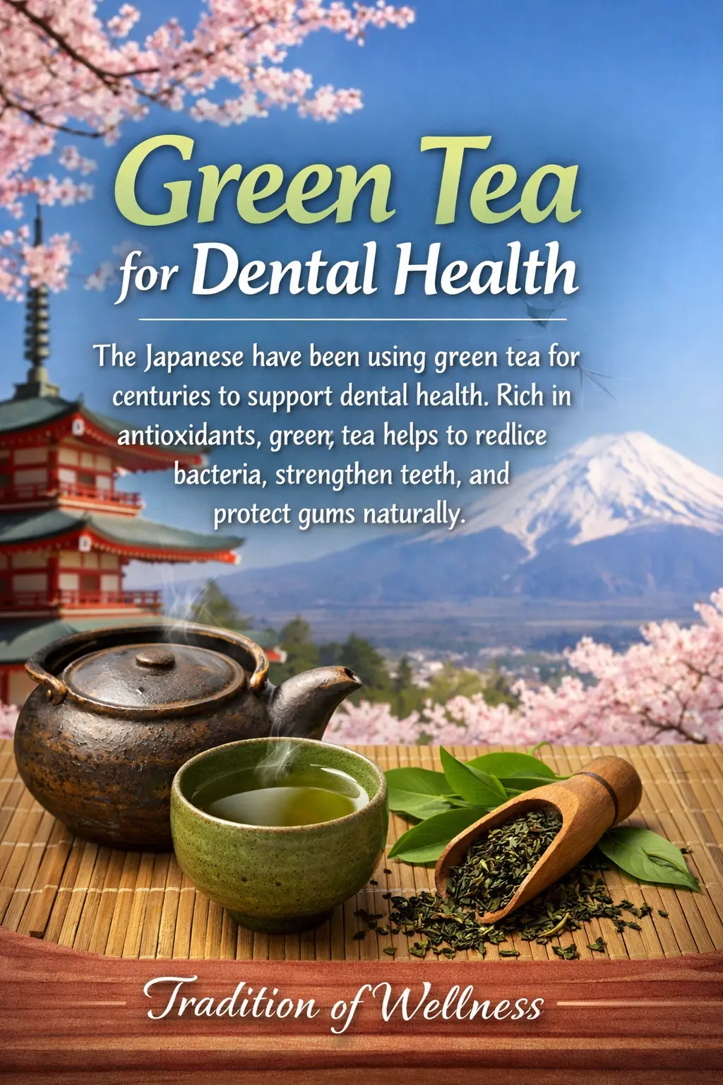 Green Tea: Natural antibacterial support