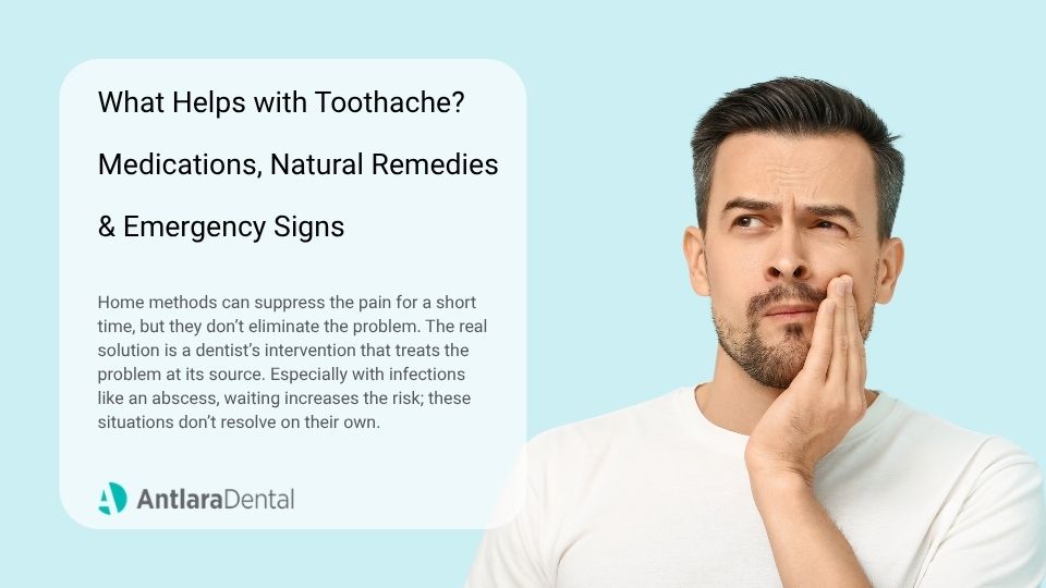 What helps with toothache?